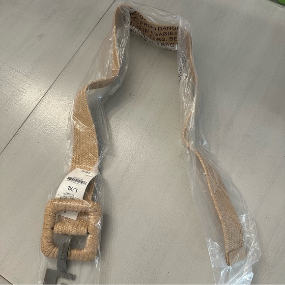 Style & Co. Women’s Natural Braided Adjustable Belt Size L/XL NWT - Picture 2 of 6